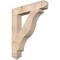 Ekena Millwork Funston Arts & Crafts Smooth Bracket, Douglas Fir, 5 1/2"W x 34"D x 40"H BKT06X34X40FST03SDF - alternate 1